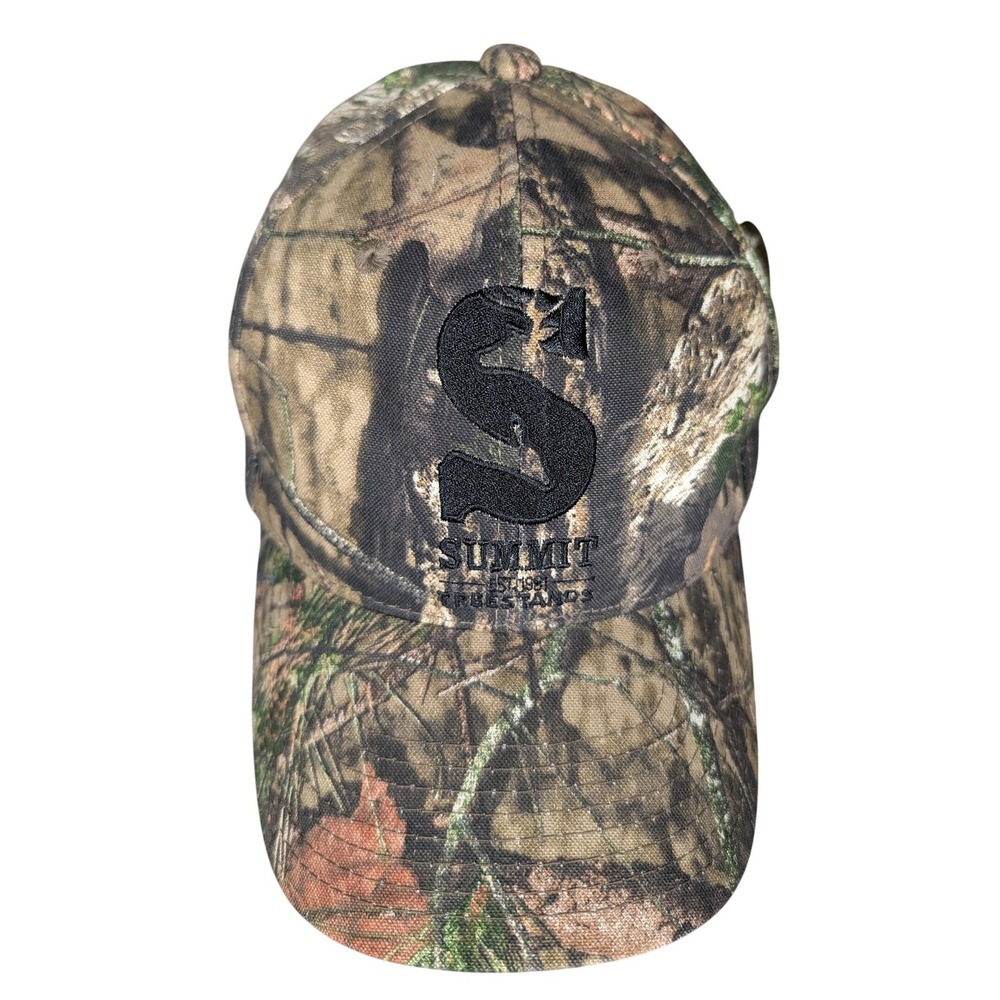 Summit‎ Mossy Oak Camo Baseball Cap Adjustable Outdoor Hat